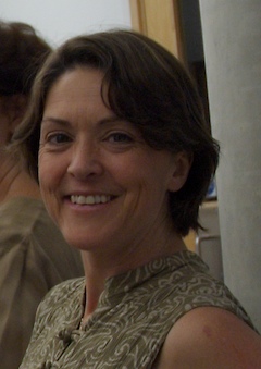 Photo credit: Julia Vitullo-Martin; Description:  Barbara Hagerty at Templeton-Cambridge Journalism Fellowships